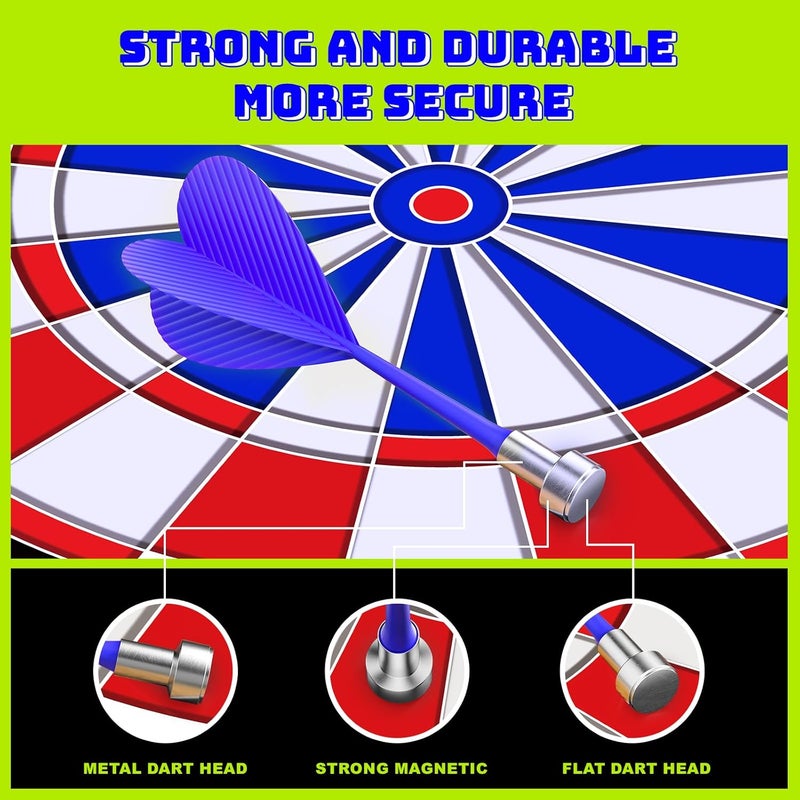 Beayuck Magnetic Dart Board for Kids Indoor Outdoor Kids Games and Party Games, Christmas Birthday Gifts Toys for Boys Age 3-12 - Image 3